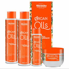 KIT CAPILAR ARGAN OILS 4 PEÇAS- RHENUKS 400G