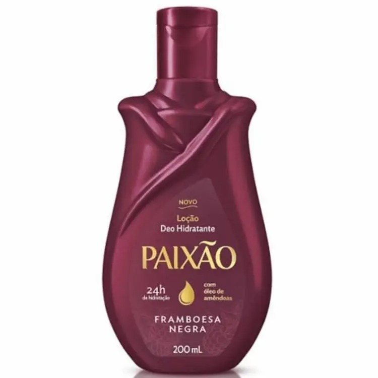 LOCAO DEO HIDRATANTE FRAMBOESA NEGRA- PAIXAO 200ml