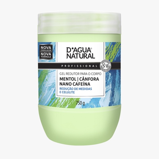 [GEL REDUTOR MENTOL CANFORA E CAFEINA 750G] GEL REDUTOR MENTOL CANFORA E CAFEINA 750G