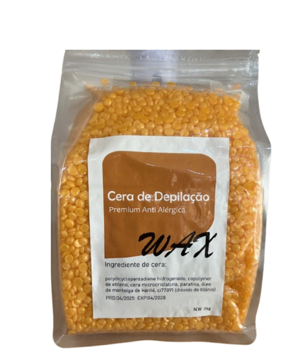 [CERA DE DEPILACAO ANTI ALERGICA] Cera depilatória antialérgica 1kg