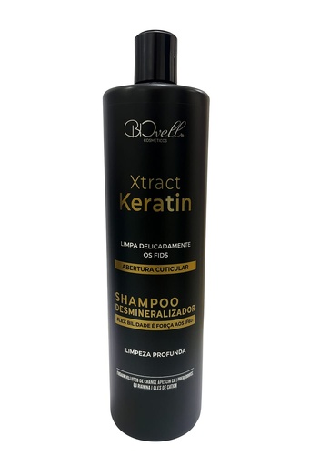 [SHAMPOO DESMINERALIZADOR- XTRACT KERATIN ABERTURA CUTICULAR-BIOWELL -1000ml] SHAMPOO DESMINERALIZADOR- XTRACT KERATIN ABERTURA CUTICULAR-BIOWELL -1000ml